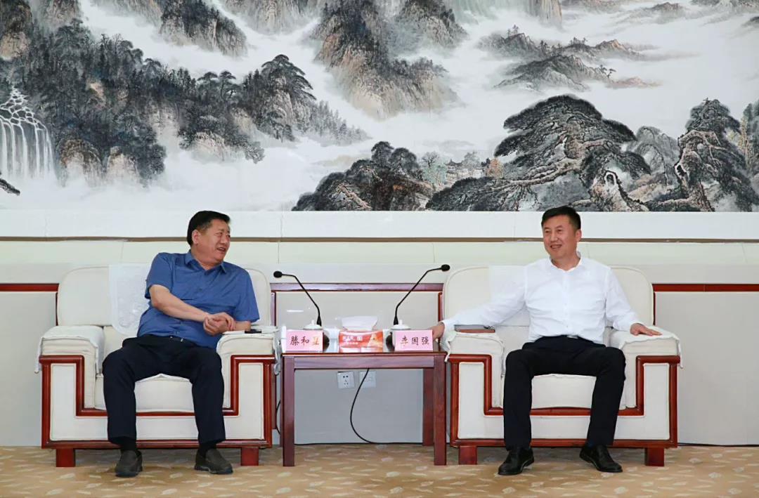 濟南市槐蔭區書記李國強會見潤發集團、遠洋生態領導一行